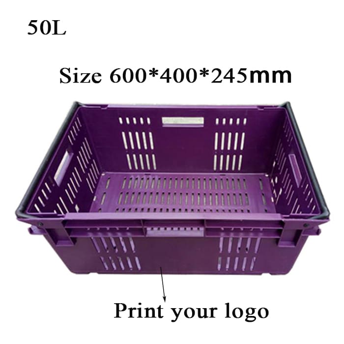 600*400*245mm fruit crates