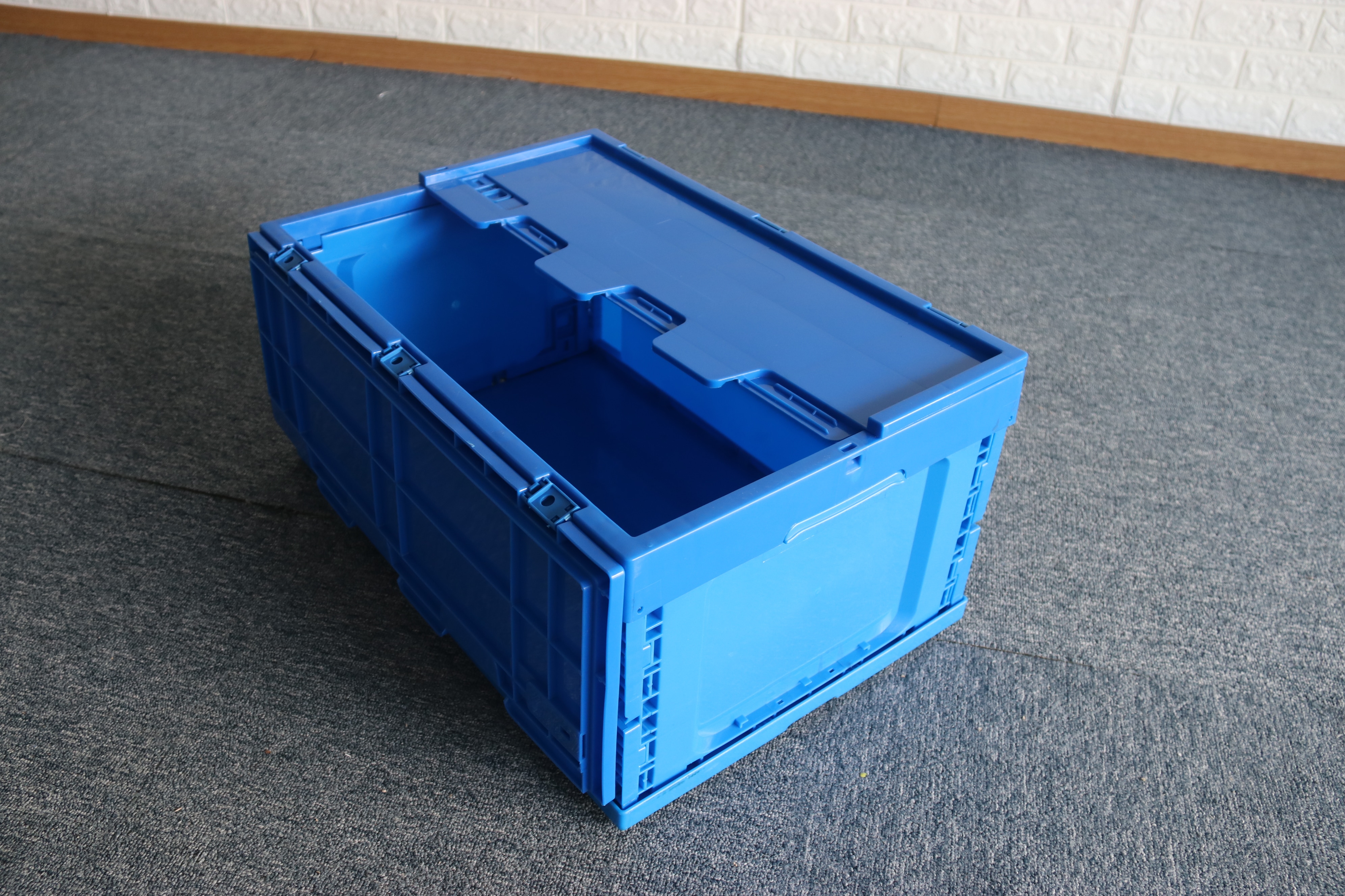 Folding Plastic Storage Shopping Basket Crate Caravan R8P7 NEW Motorhome X0V6
