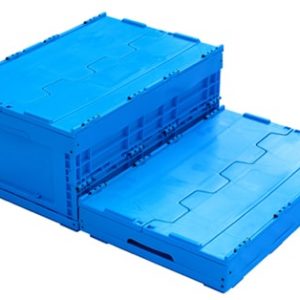 plastic stackable collapsible storage bins