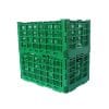 Collapsible plastic produce crates