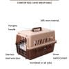 plastic dog crate