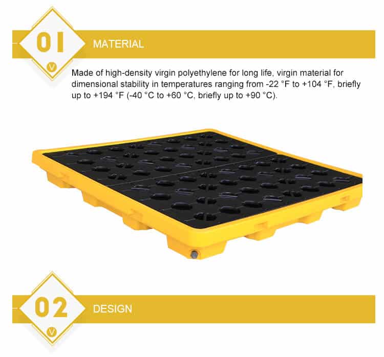 drum spill containment pallet material