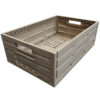 Wood Effect Folding Crate