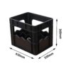 black milk crate