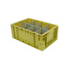 plastic crate with dividers​