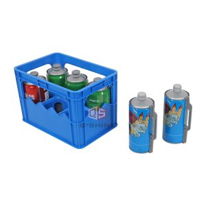 Plastic 6 bottle crate