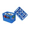 Plastic 6 bottle crate