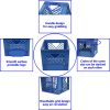 Solid plastic milk crates