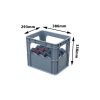 Wine bottle crate