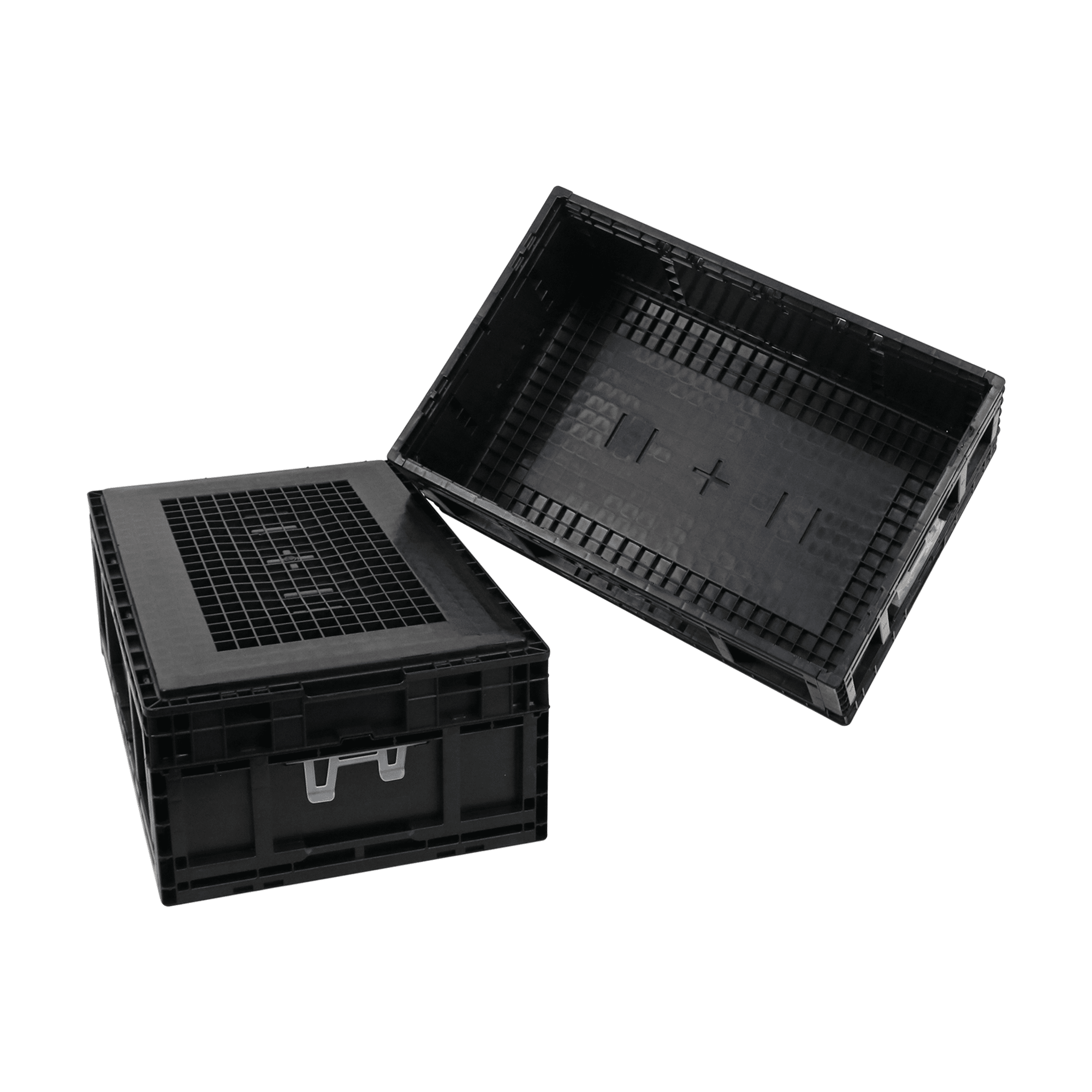 Foldable ESD Boxes Anti Static Crates